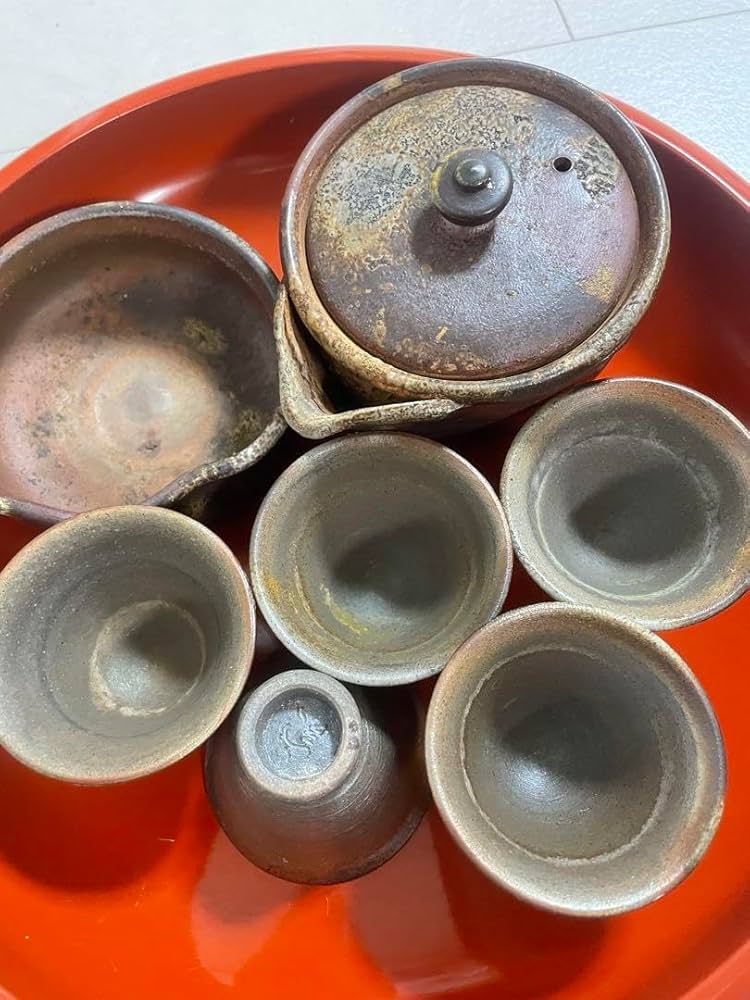 Amazon.co.jp: お 備前焼 茶器セット : ホーム＆キッチン